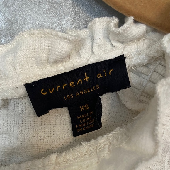 CURRENT AIR XS Cream Blouse long sleeve - Picture 2 of 9